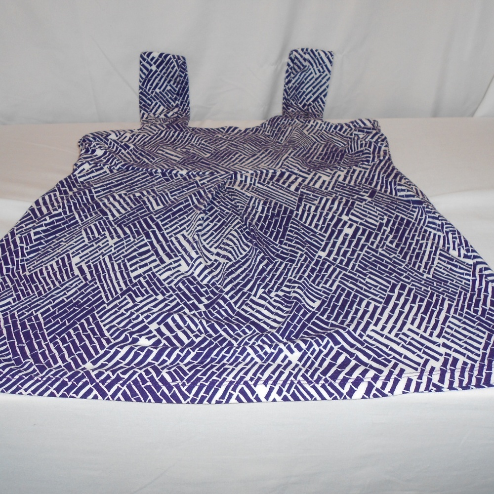 Ann Taylor Zebra Striped  flowy tank size medium